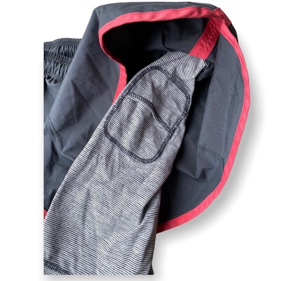 Mint Lululemon shorts size 4 double layer workout shorts running draw string - Picture 5 of 7